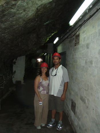 Dan and LL in tunnel